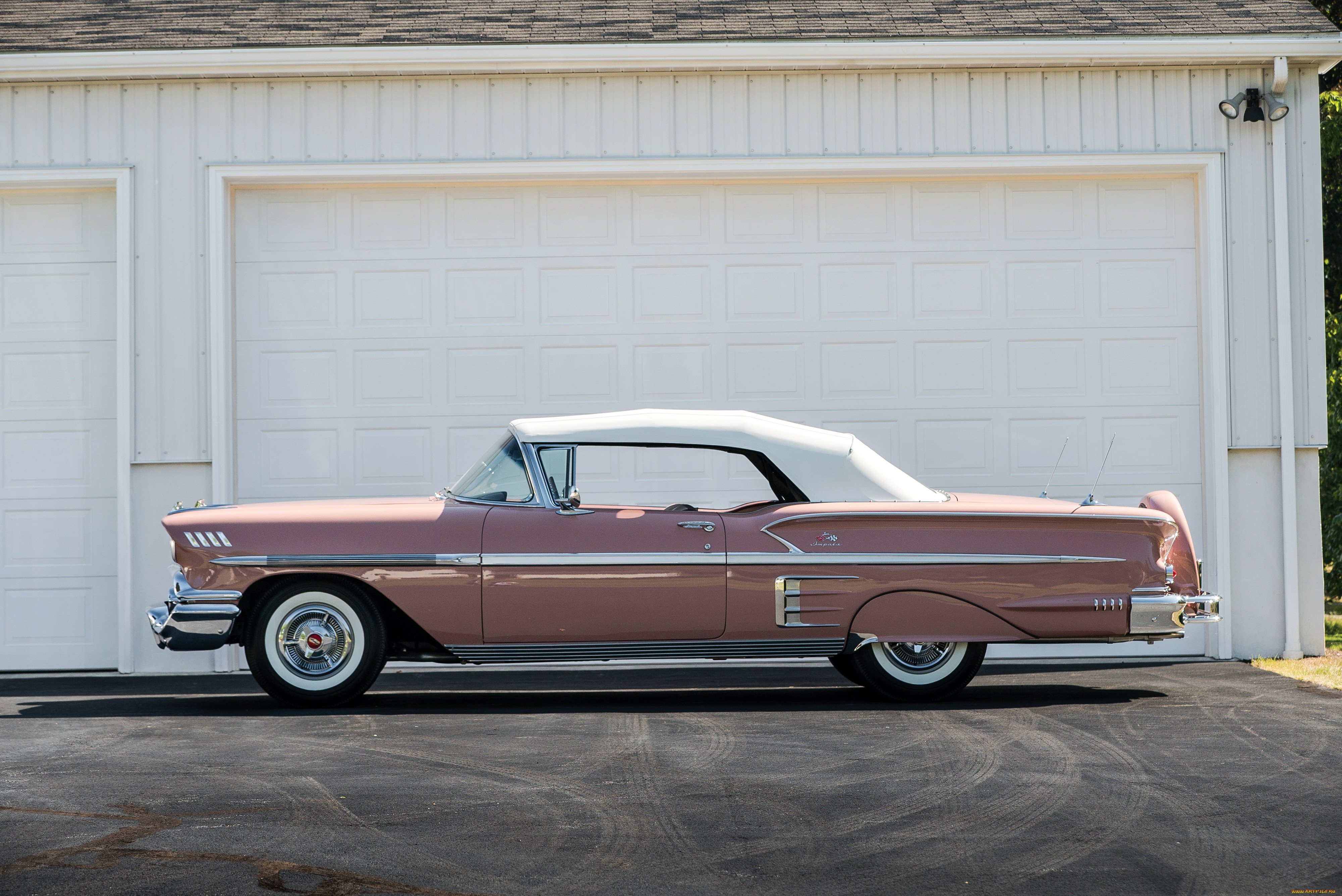 , chevrolet, convertible, tri-power, turbo-thrust, super, bel, air, 1958, impala, 348